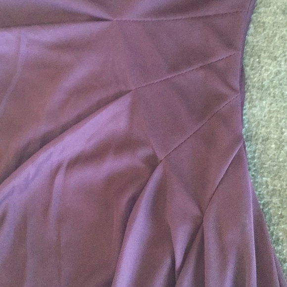 David’s Bridal mesh one shoulder illusion dress - Picture 5 of 8